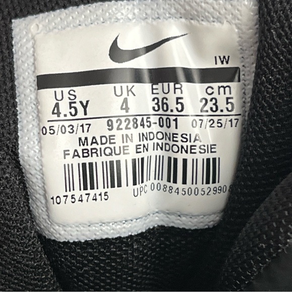 Nike Air More Uptempo GS Size 4.5Y Women’s 6 'Reflective' Sneakers 922845-001 - Picture 12 of 12